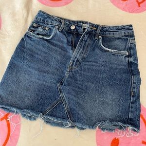 Zara denim skirt